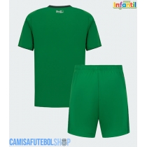 Camisa de time de futebol Al-Ahli Replicas 1º Equipamento Infantil 2025-26 Manga Curta (+ Calças curtas)